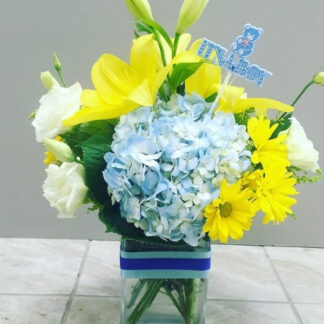 Baby Boy Glass Vases - Medium