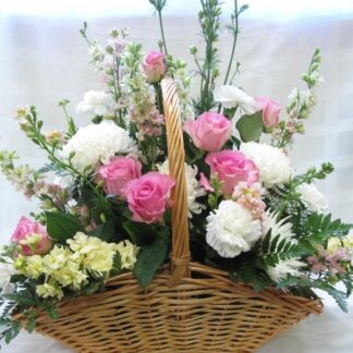 Funeral Flower Basket